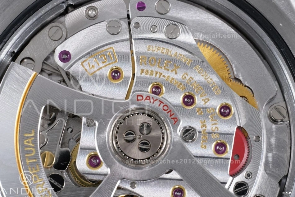 V2 Black VSF on Daytona Oysterflex 1:1 Dial Best VS4131 Gray Strap (Weighted) 126519 Edition 0419